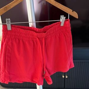 Athleta Vibrant Red Athletic Shorts